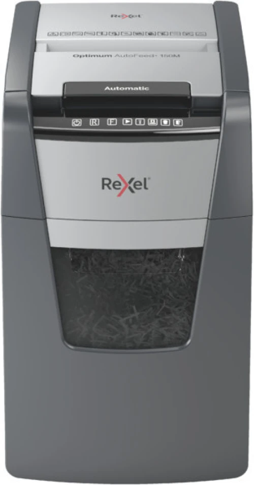 REXEL Aktenvernichter Optimum AF+ 150M, P-5, 44lt