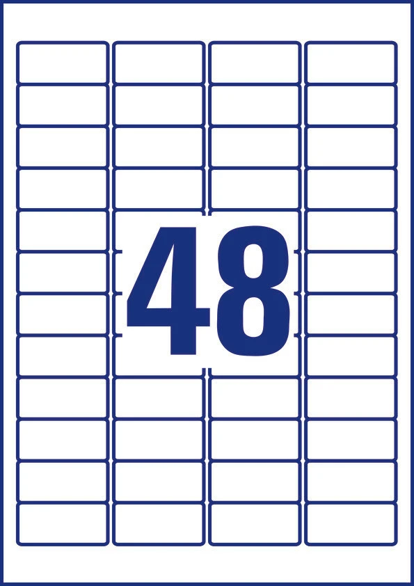 AVERY ZWECKFORM L7911-10 Étiquettes, 45.7 x21.2 mm, 10 feuilles