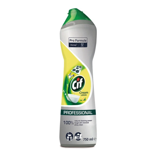 CIF Crème à récurer Professional Cream Lemon 8 x 750 ml