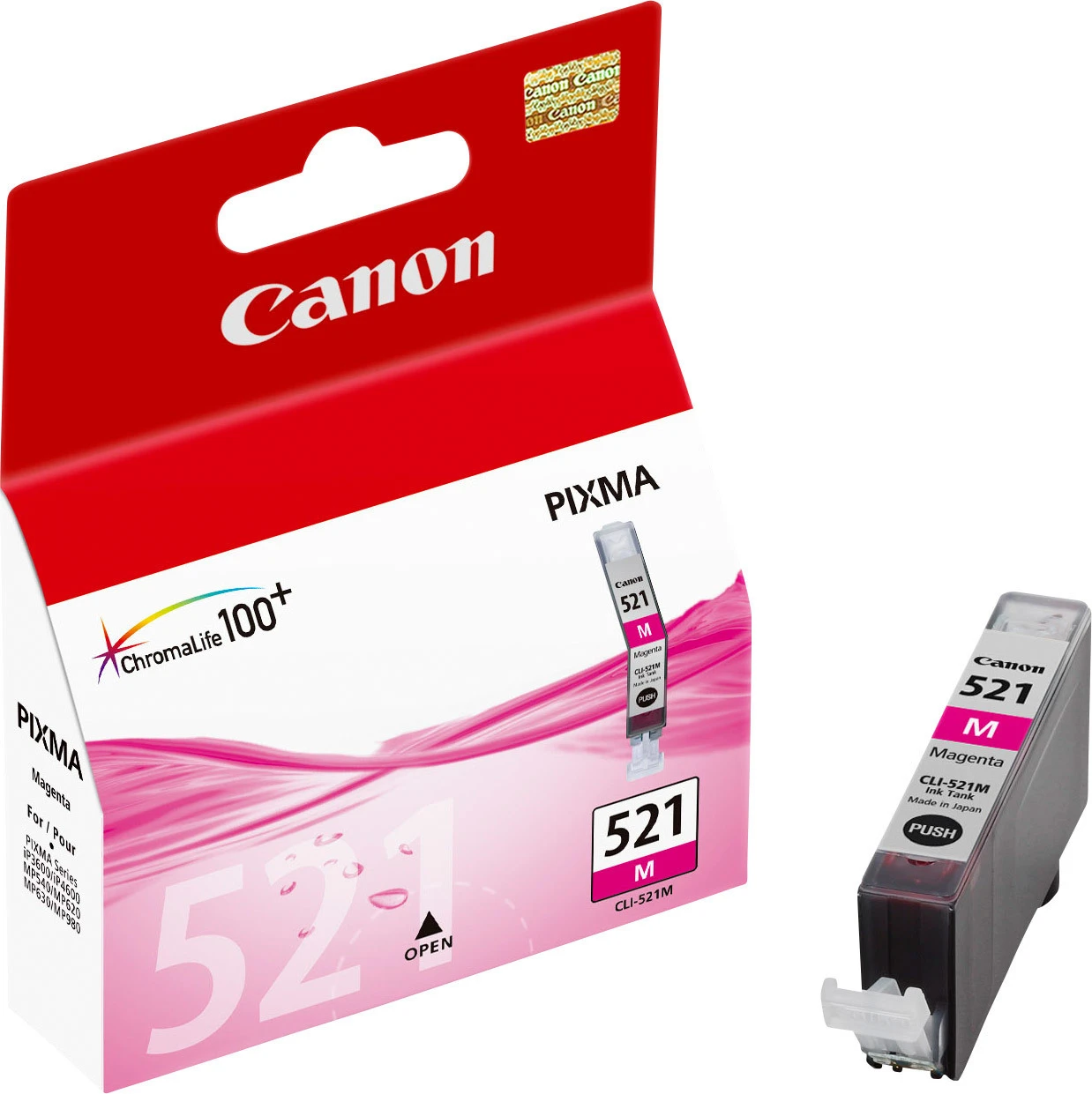 Canon Tintenpatrone magenta (2935B001, CLI-521M)