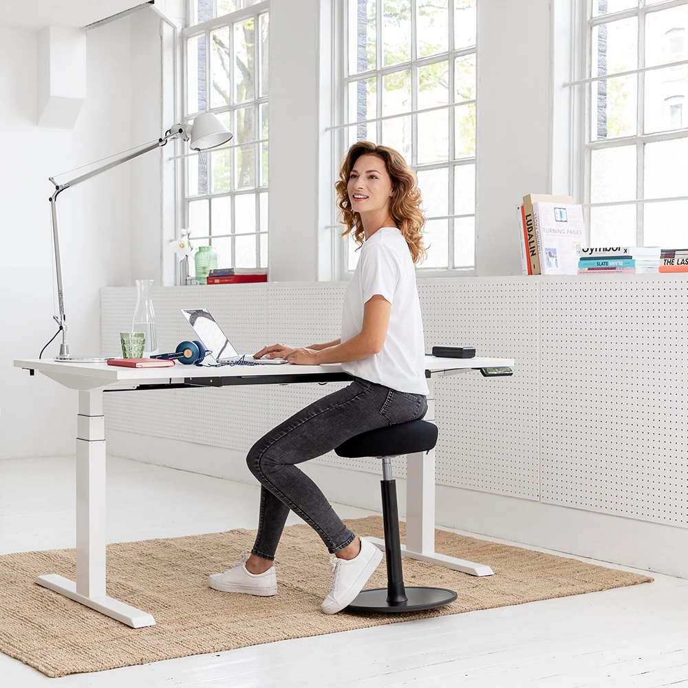 Actiforce Tabouret Activity haut et bas, noir