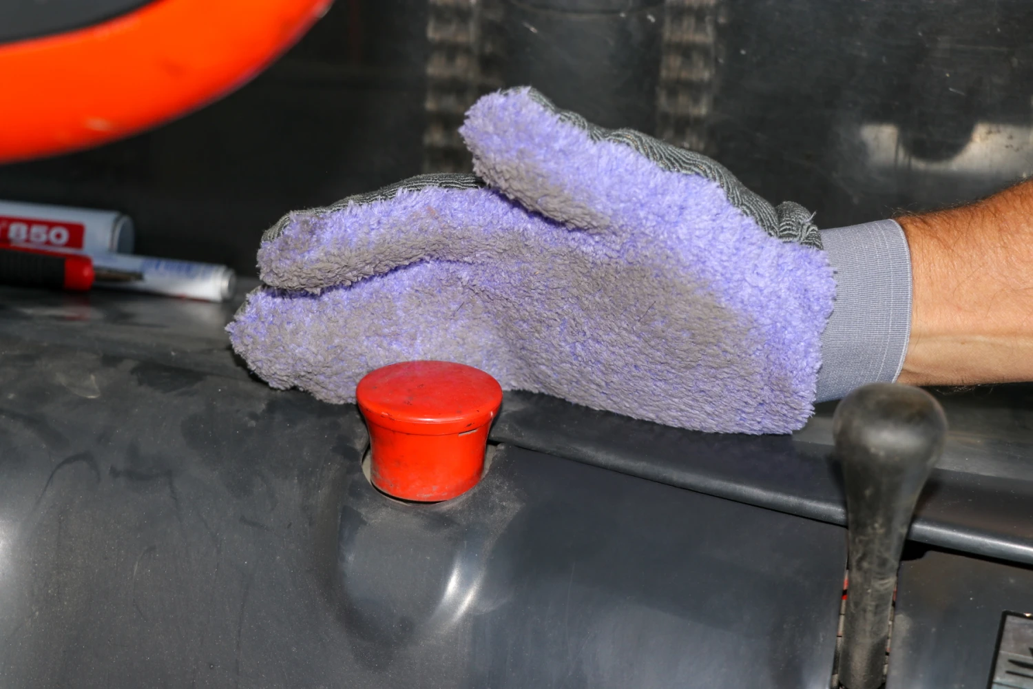 EDI CLEAN Gant en microfibre Magic Purple 1 paire à 2 pièces