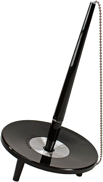 Stylo bille desk av.chaîn.noir