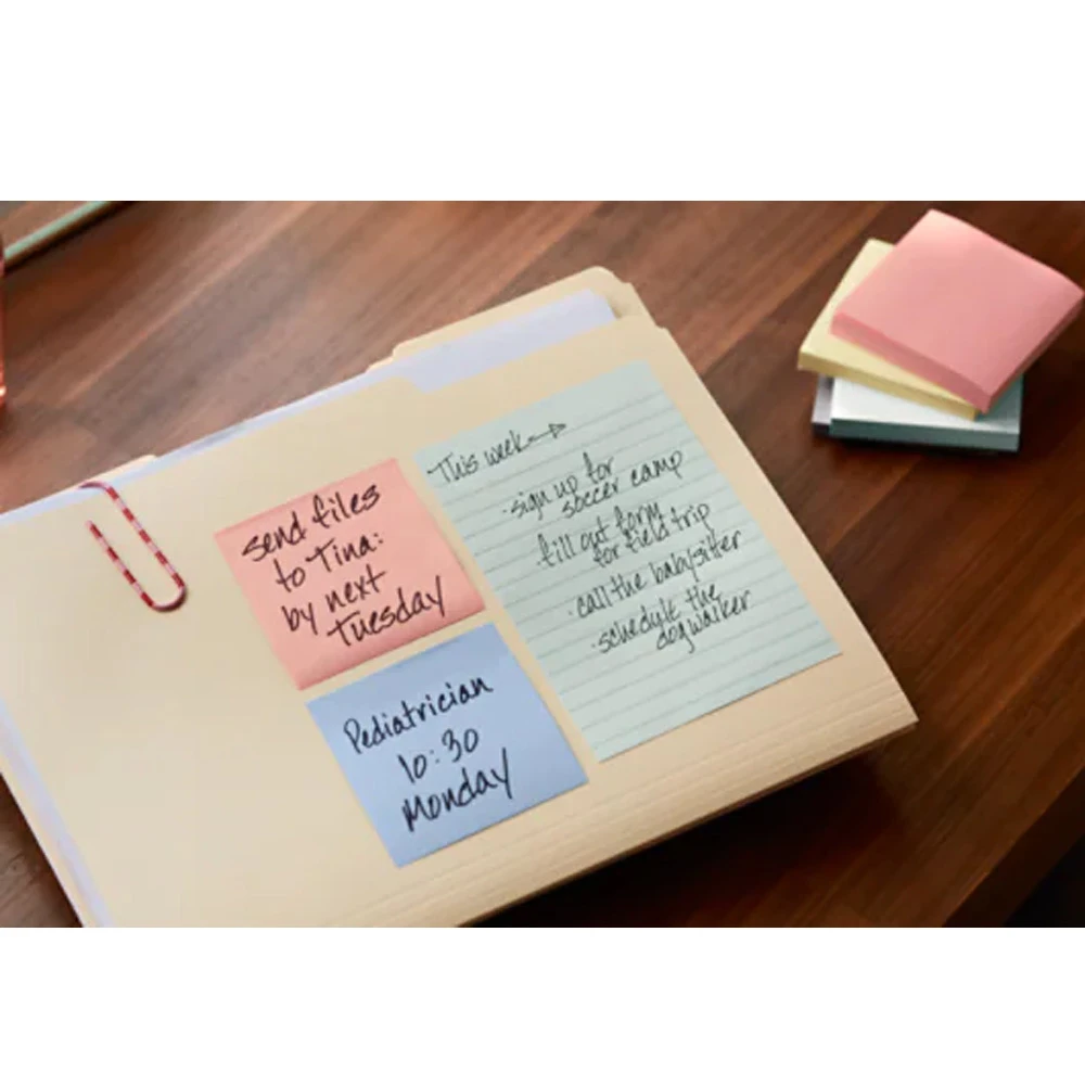 POST-IT Notes adhésives Recycling 6 x 100 feuilles