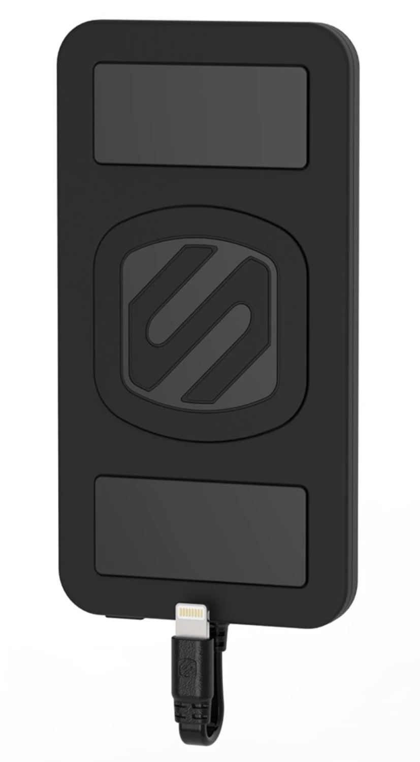 Batterie portable avec 4000mAh et câble Lightning intégré qui s'attache à