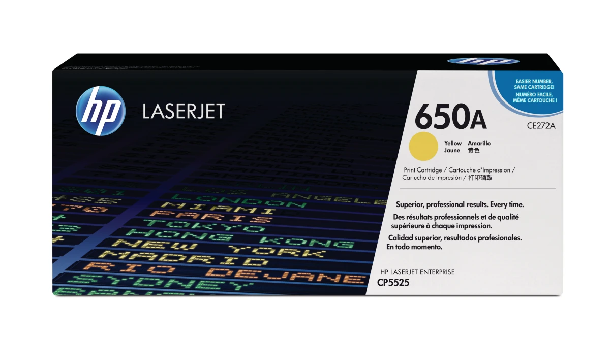 HP 650A Cartouche toner jaune
