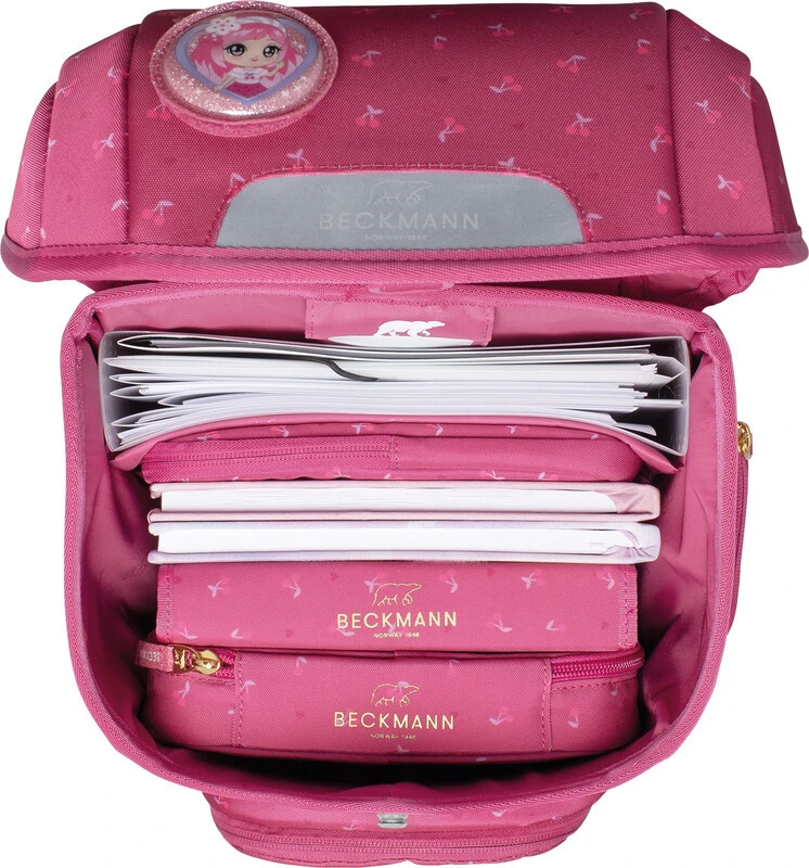BECKMANN Set de sac à dos scolaire Plus Air avec sac réversible