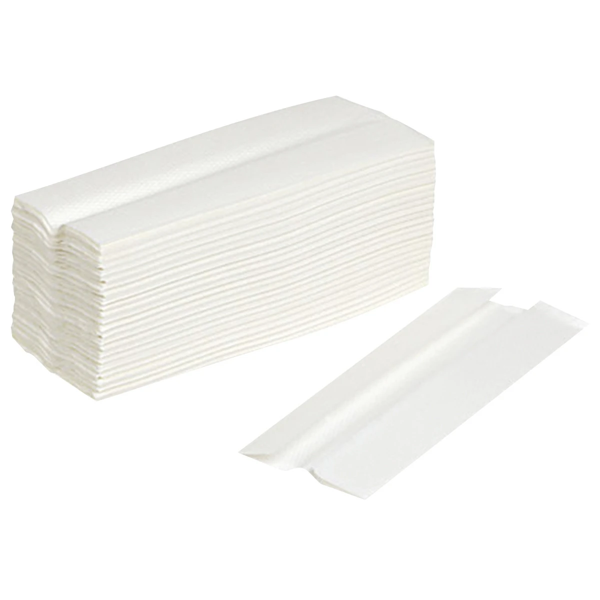 Essuie-mains en papier pliage C, 2 couches, extra-blanc