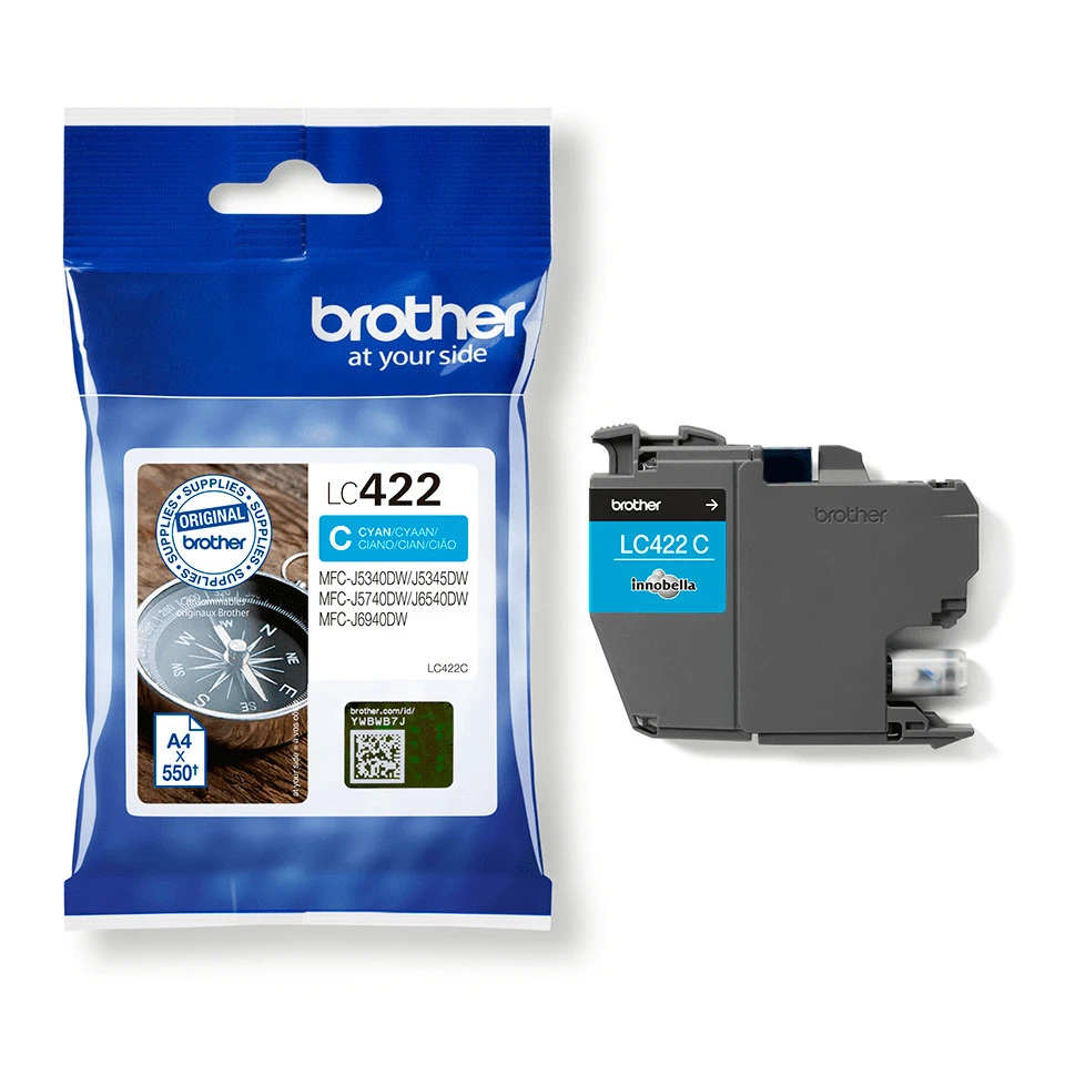 BROTHER LC422C Tintenpatrone cyan