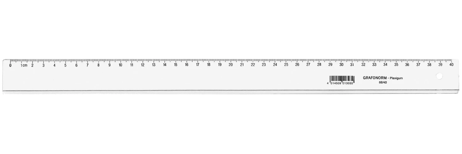 GRAFONORM Flachlineal 40cm