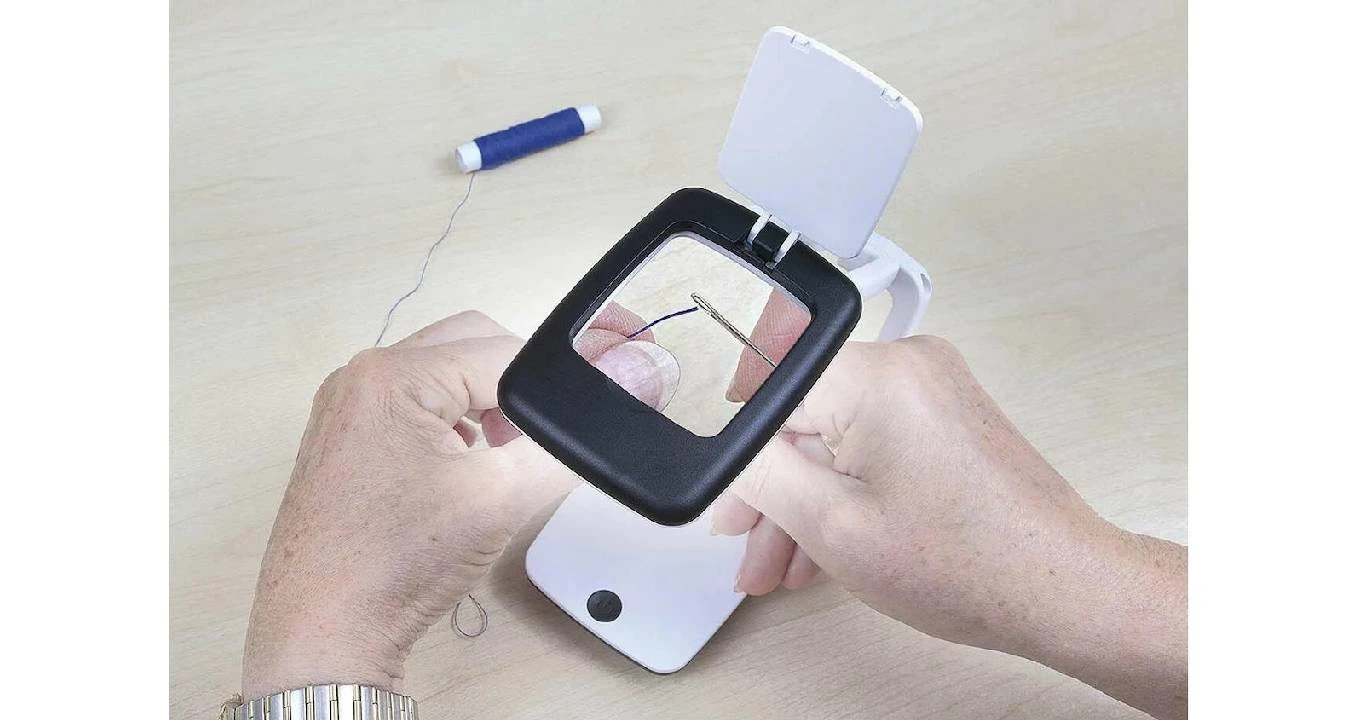 WEDO Loupe de table à éclairage LED