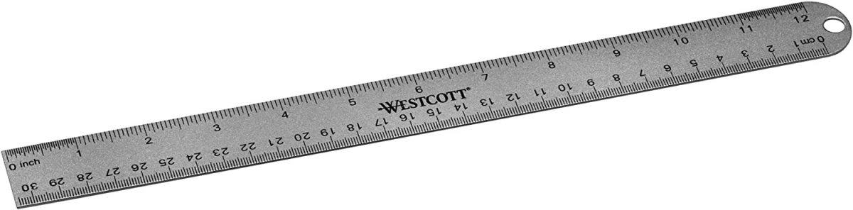 WESTCOTT Règle Alu 30cm