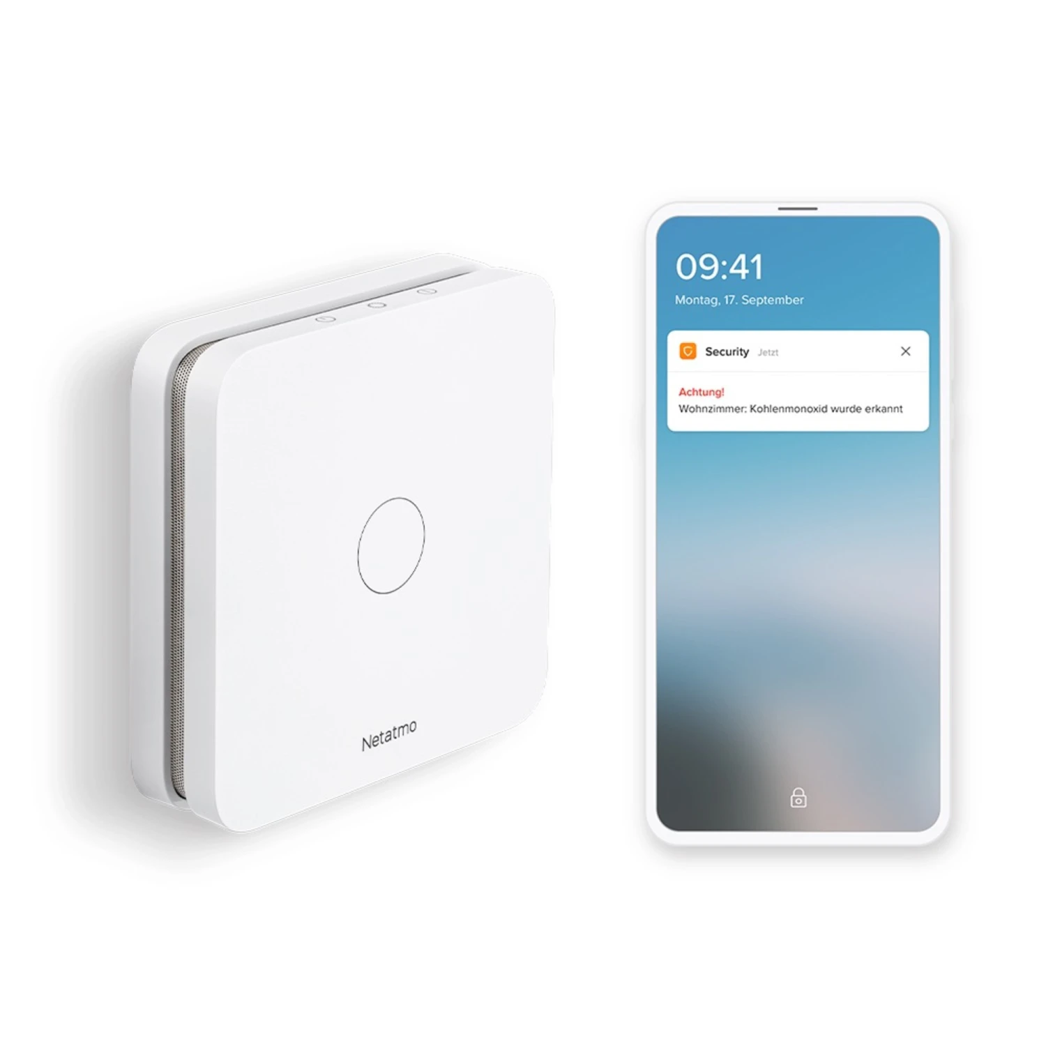 NETATMO Détecteur de monoxyde de carbone intelligent