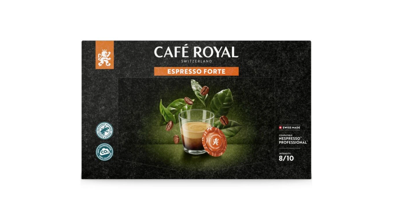 CAFÉ ROYAL Dosettes Professional Espresso Forte 50 pièces