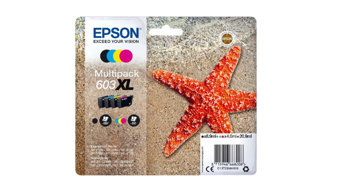 EPSON Multipack Tinte 603XL CMYBK