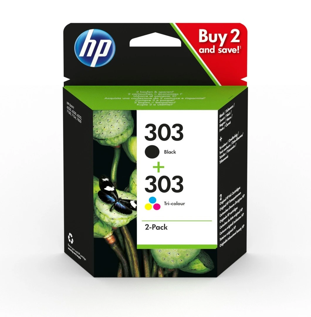 HP Combopack 303 BK/color