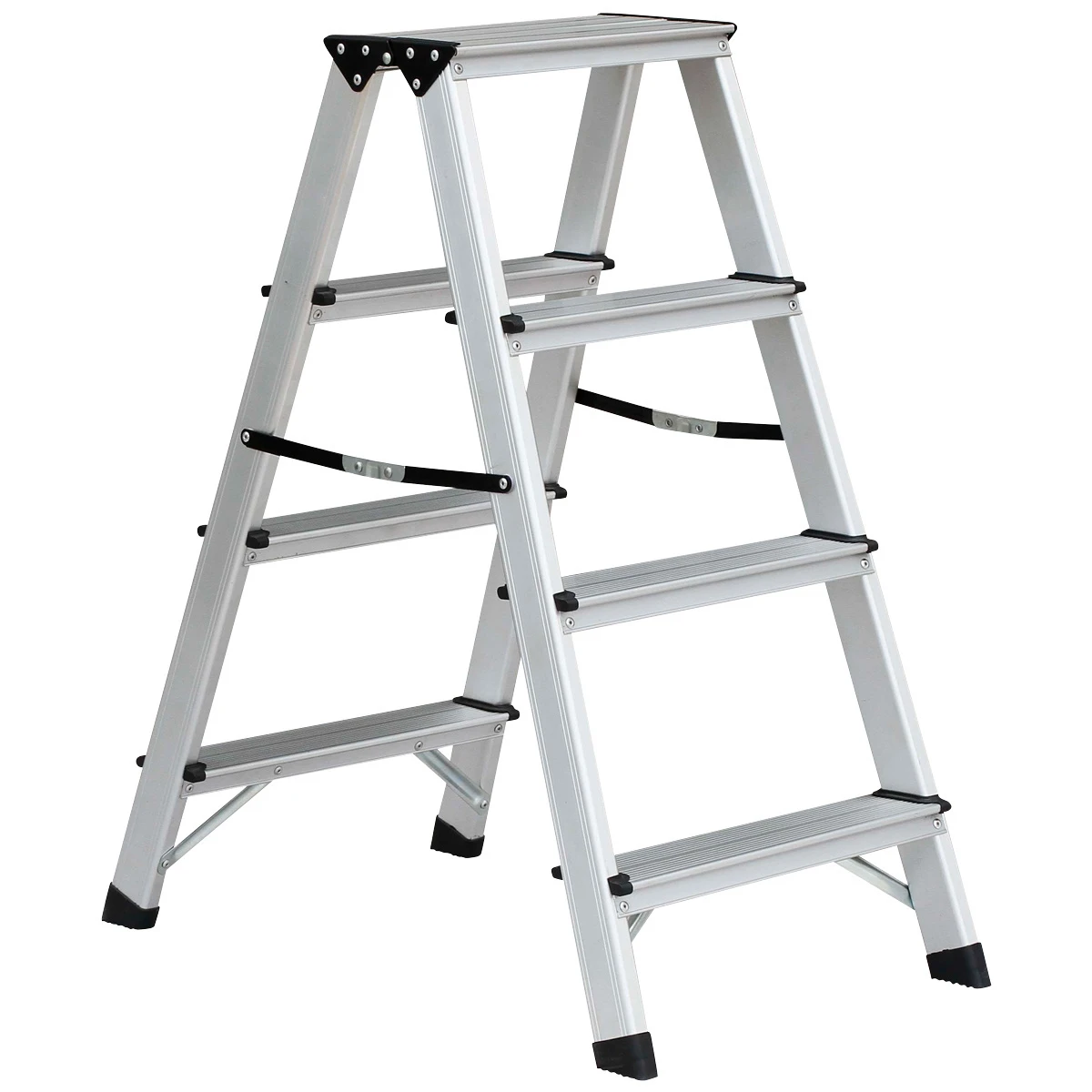 Echelle double à 4 marches, hauteur fermée: 89cm