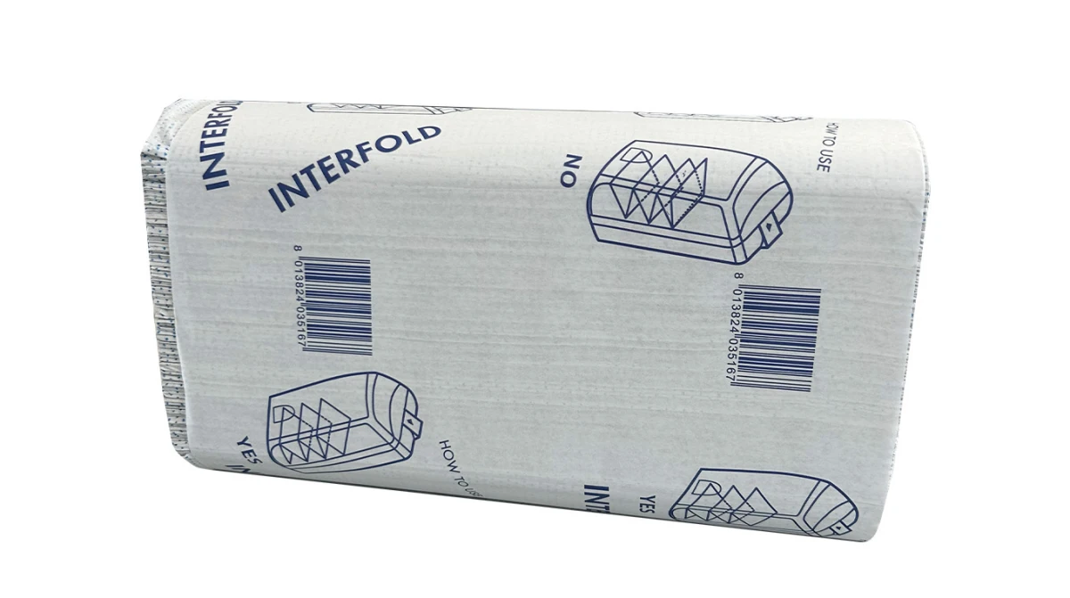 ECOGREEN Essuie-mains en papier pliage Z, 2 couches, gris clair