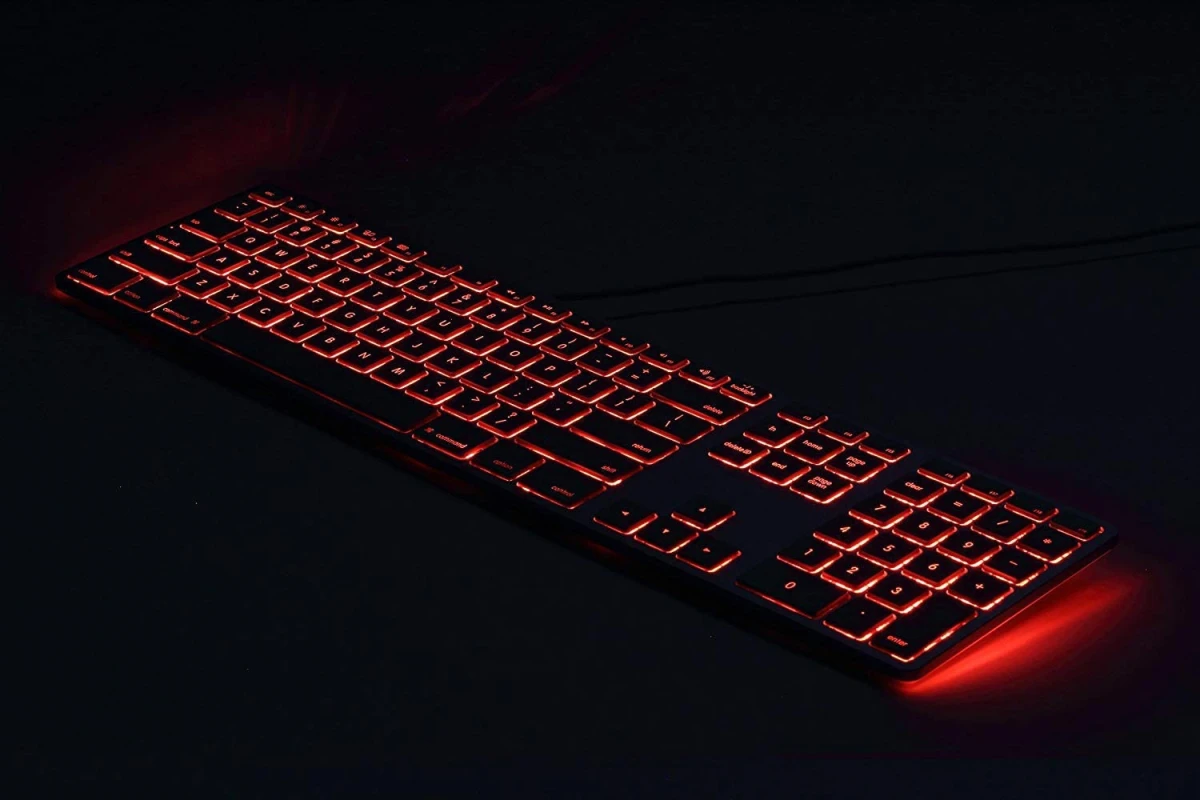 Matias Erweiterte USB-Tastatur für Mac OS mit RGB Backlit