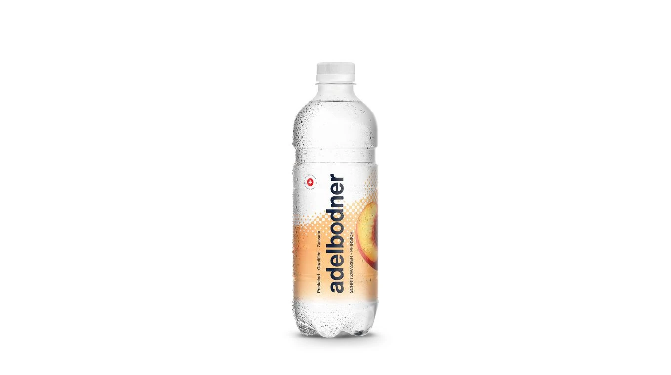ADELBODNER Eau aromatisée Pêche 6 x 5 dl