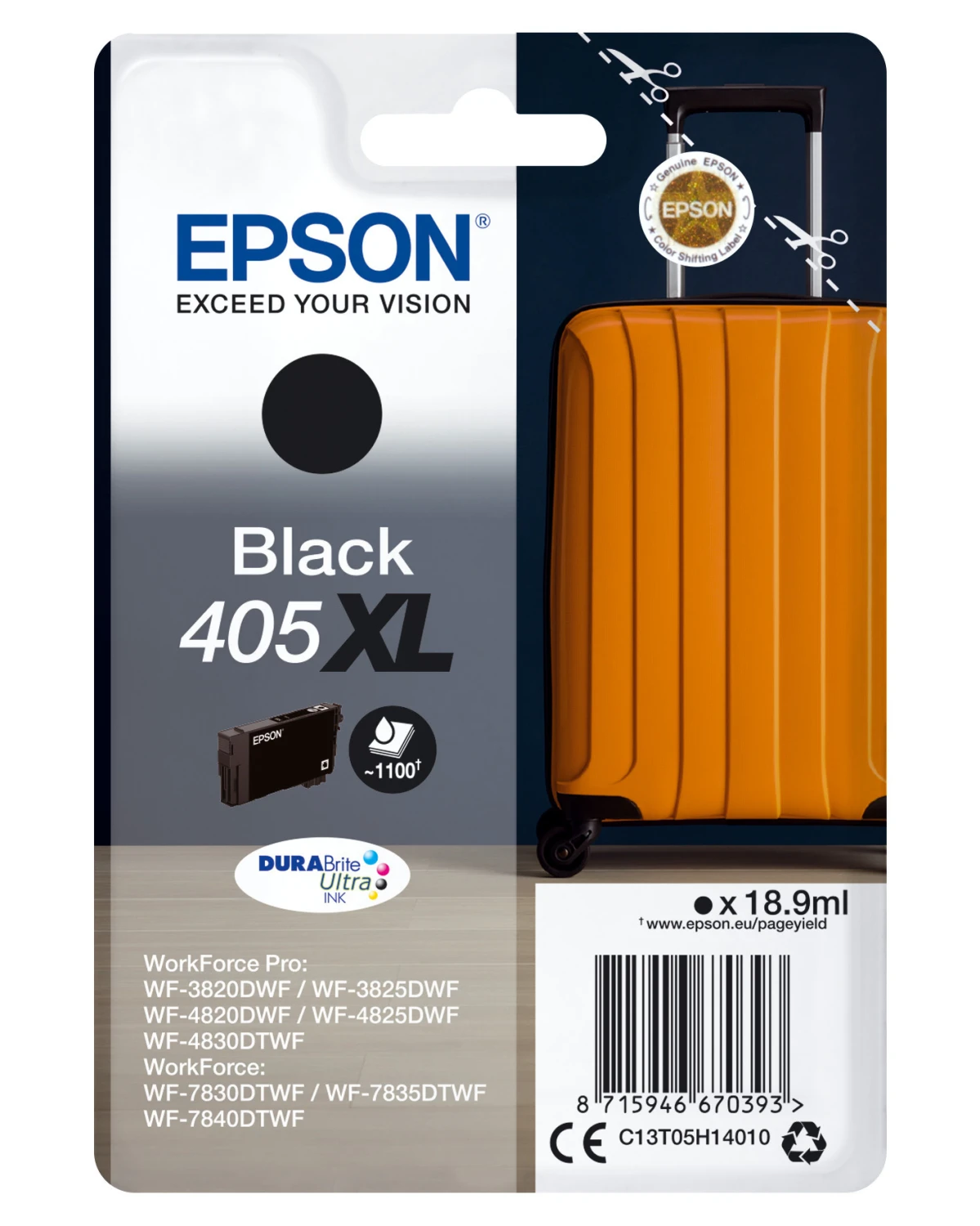 EPSON Tintenpatrone 405XL schwarz
