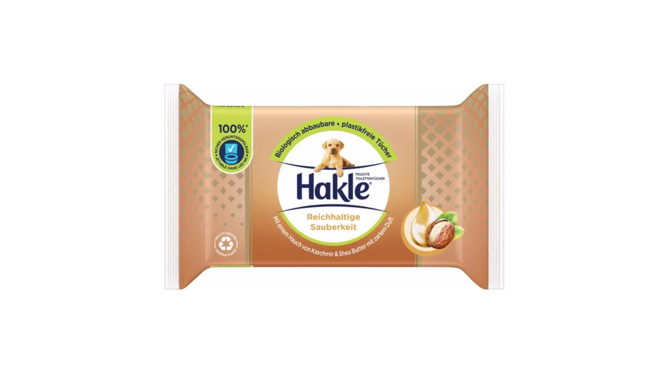 HAKLE Lingettes humides Propreté Généreuse 12 paquets