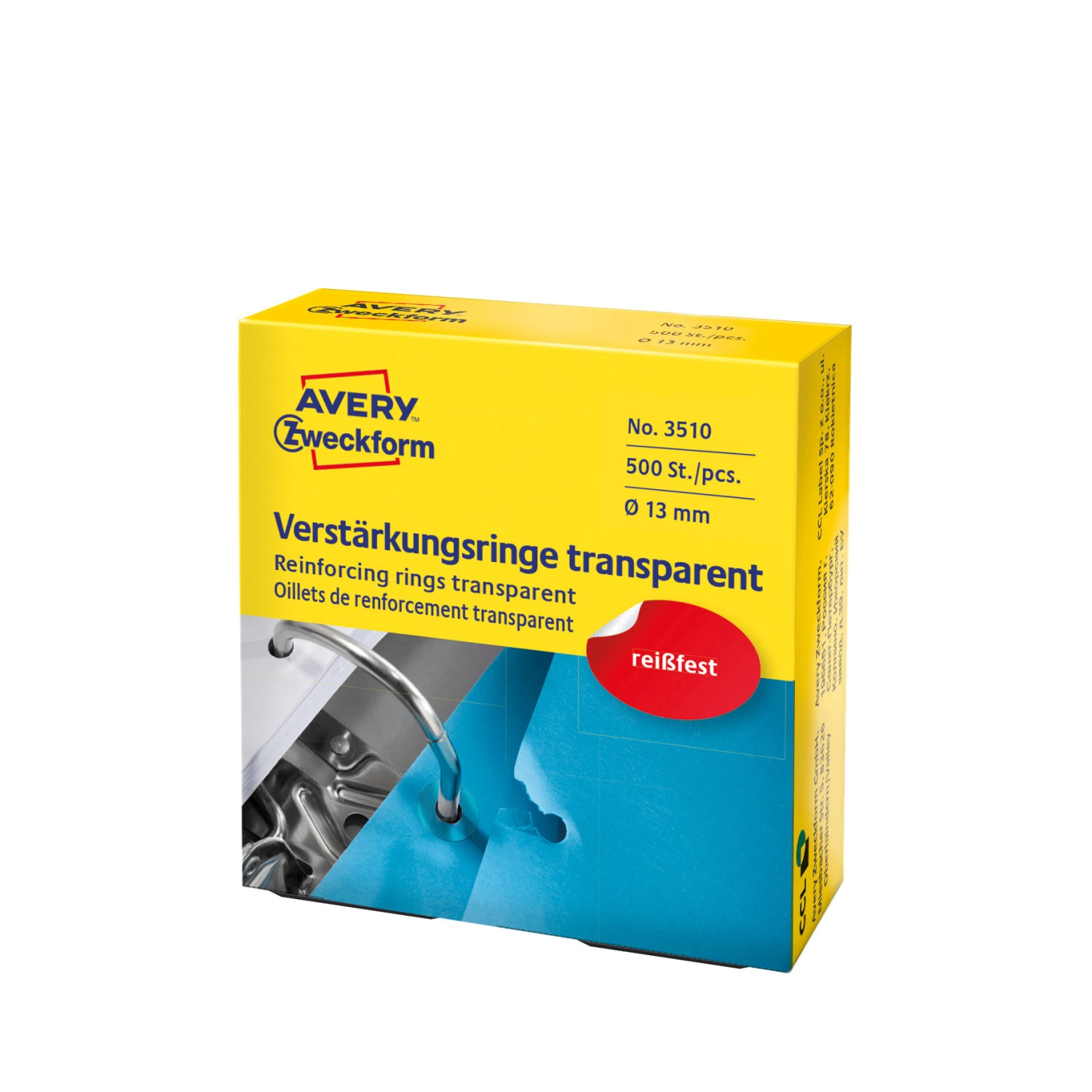 AVERY ZWECKFORM 3510 Anneaux de renforcement ø 13 mm