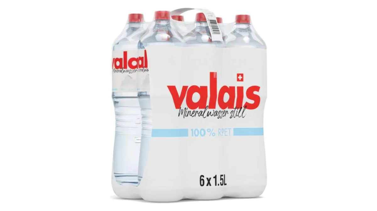 VALAIS Eau minérale Naturelle 6 x 1.5 litres
