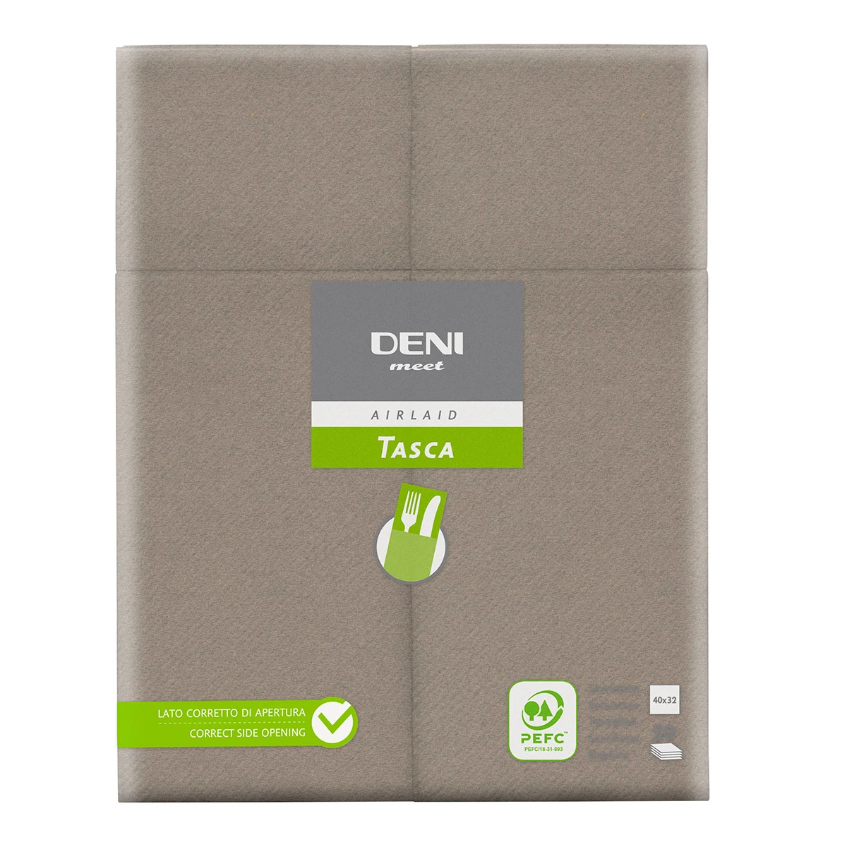 DENI meet Besteck-Servietten 50 Stück