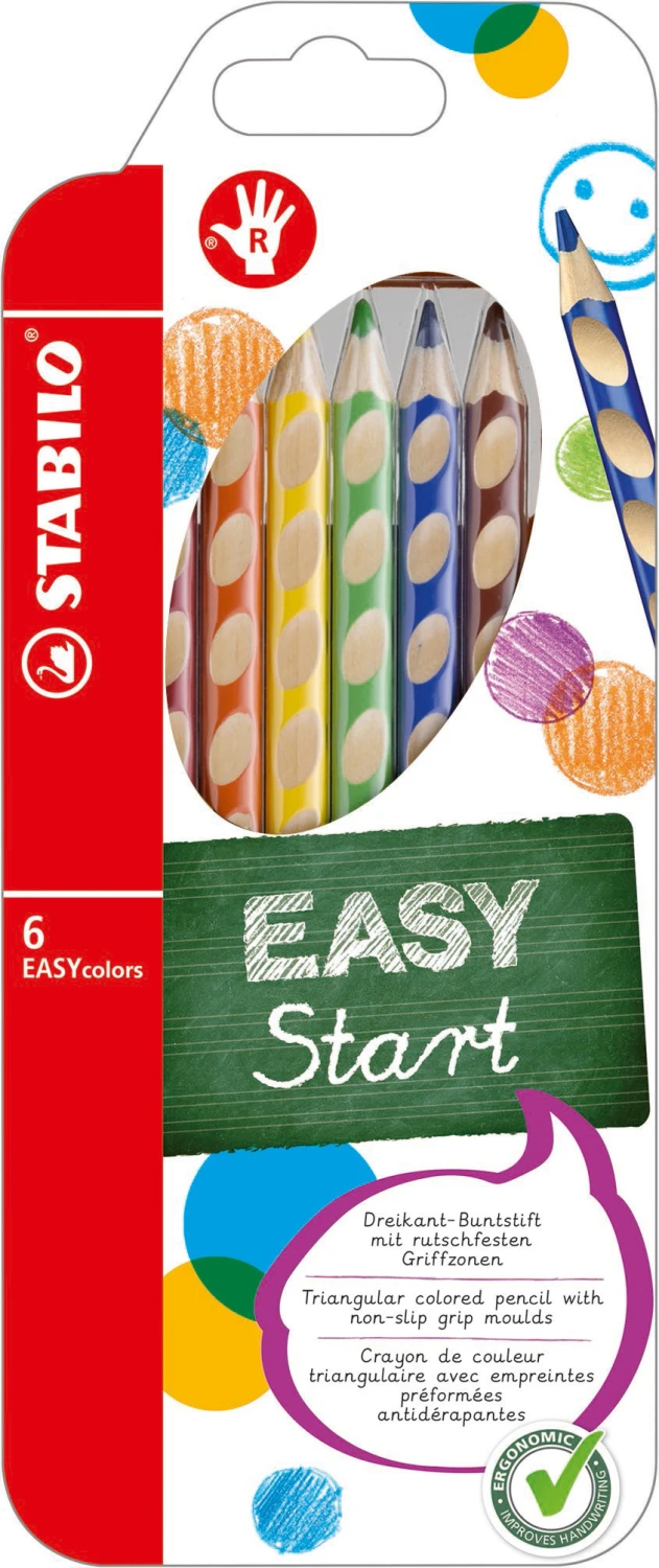 STABILO Farbstifte EASYcolors 6 Farben R