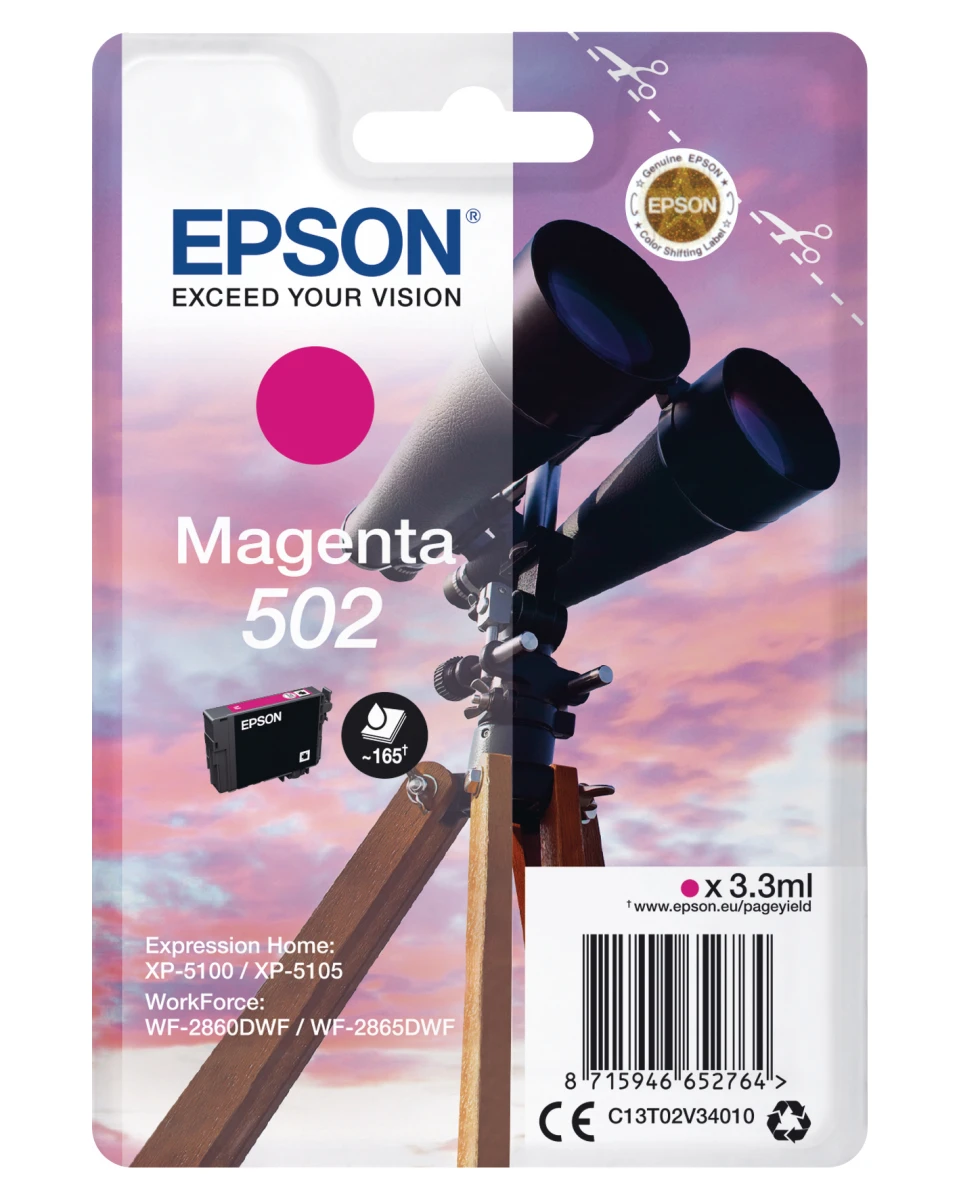 EPSON Tintenpatrone 502 magenta