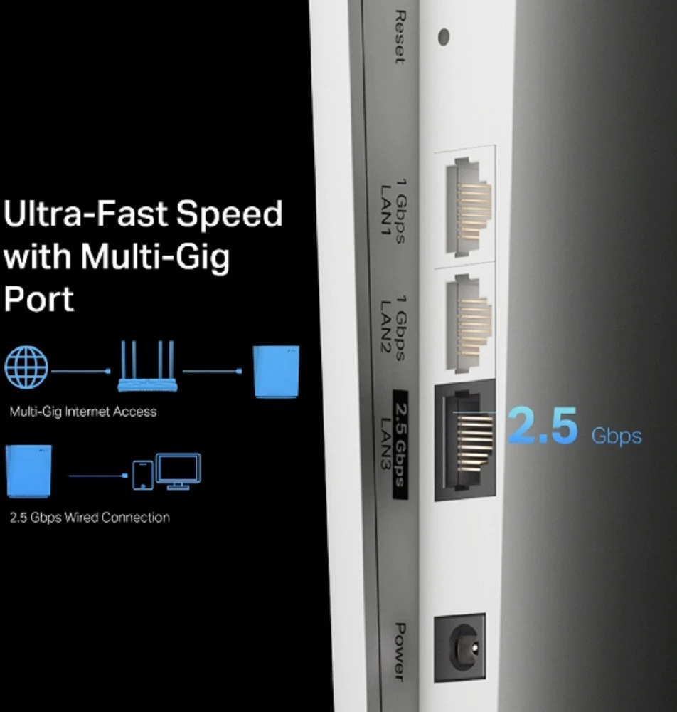 TP-LINK RE900XD AX6000 Mesh Wi-Fi 6 Répéteur WLAN