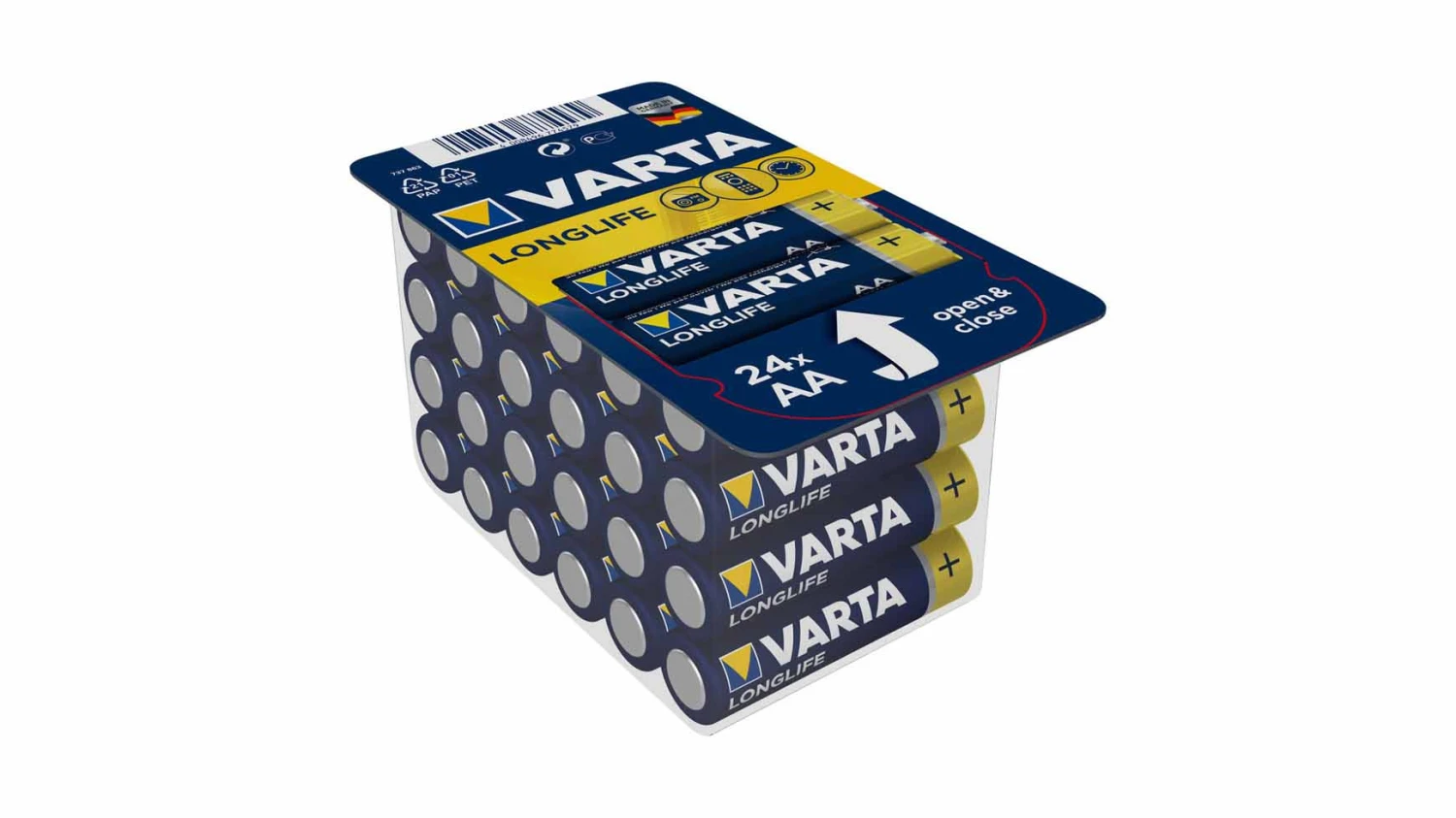 VARTA Pile Longlife AA/LR06 24 pièces