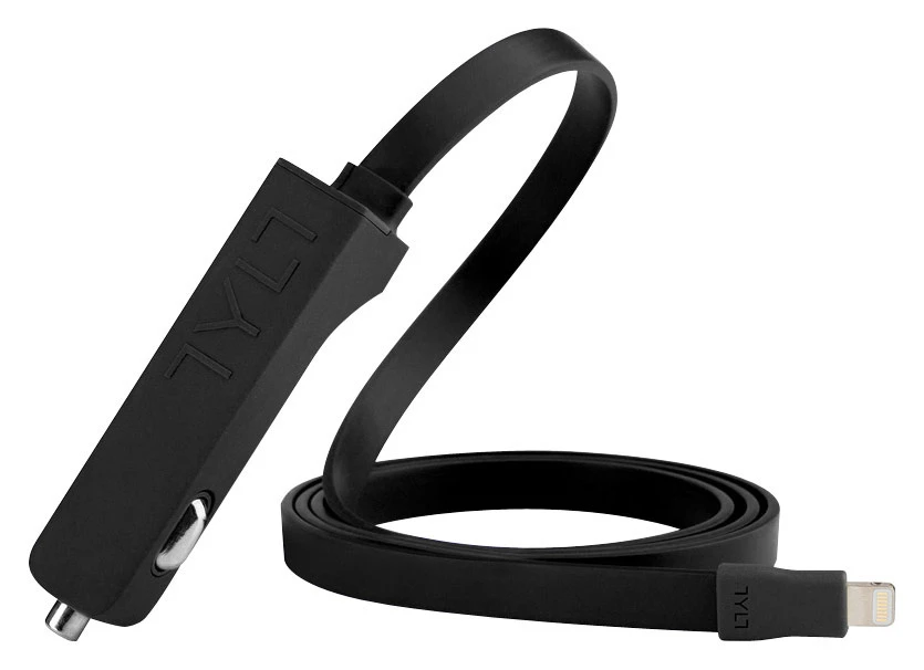 TYLT RIBBN Dual Car Charger Câble Lightning