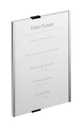 DURABLE Plaque de porte 210 x 297 mm, A4 haut