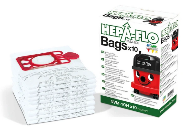 NUMATIC Sacs à poussière HEPA-FLO NVM-1CH 10 pièces