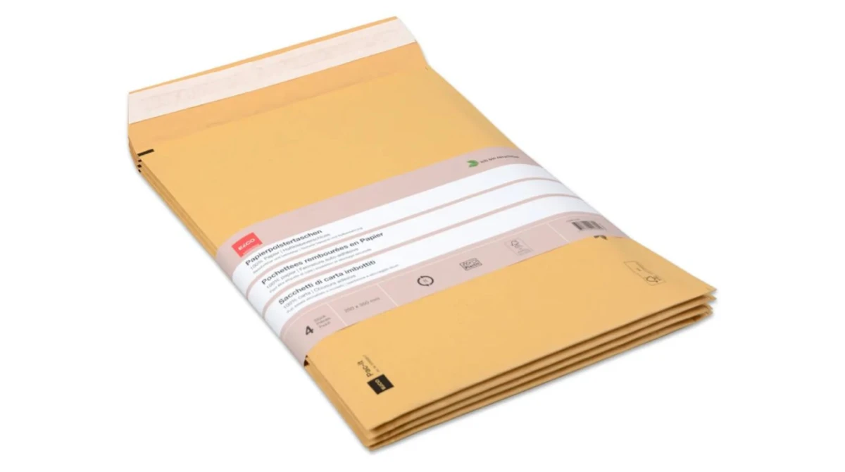 ELCO Pochette en papier 250 x 350mm, brun, 4 pcs.