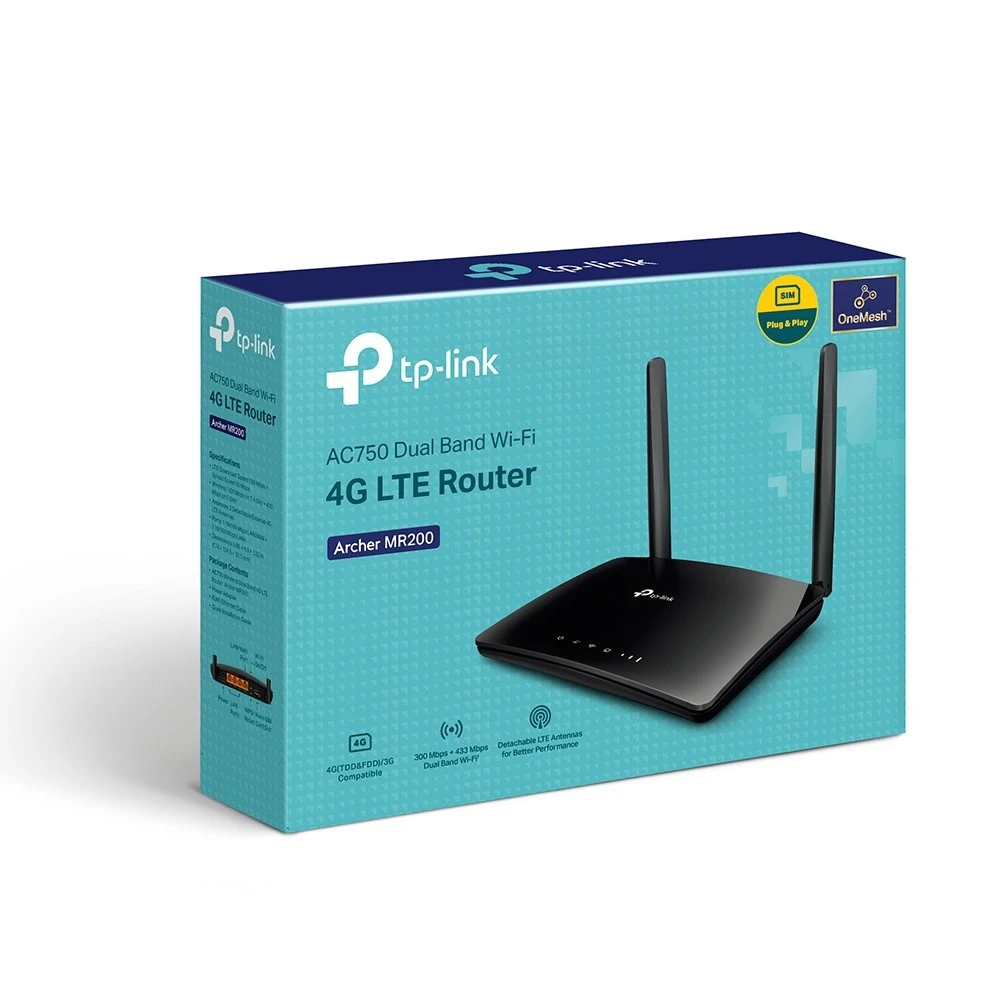 TP-LINK ARCHER MR200 AC750 4G LTE Routeur