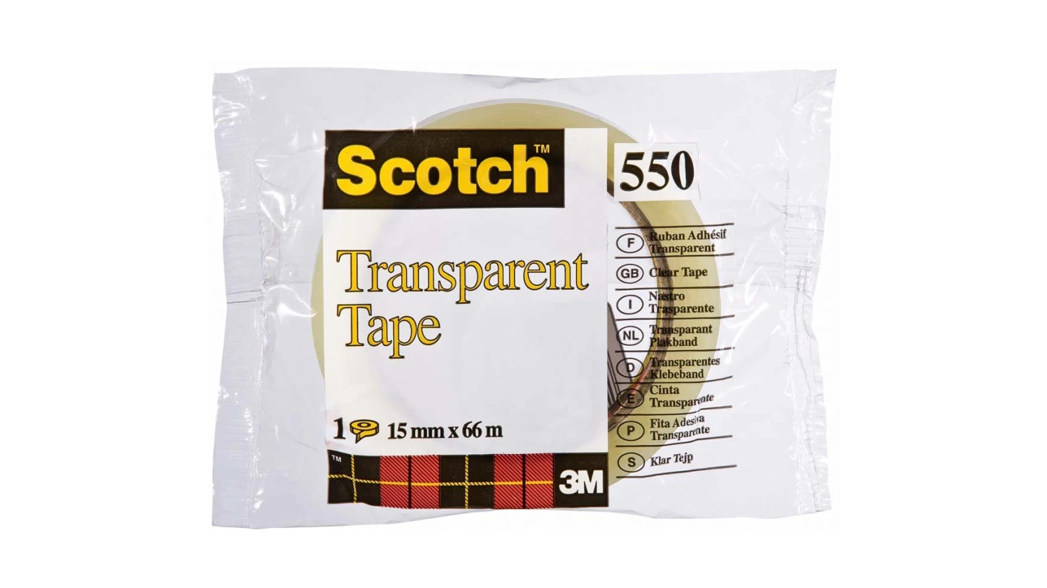 SCOTCH Transparent 550 Tape Klebebänder