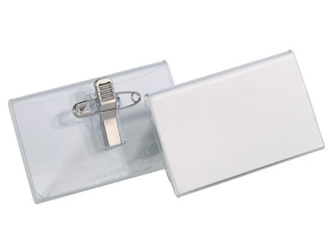 DURABLE Porte-nom 40 x 75 mm, paquet de 50 pièces