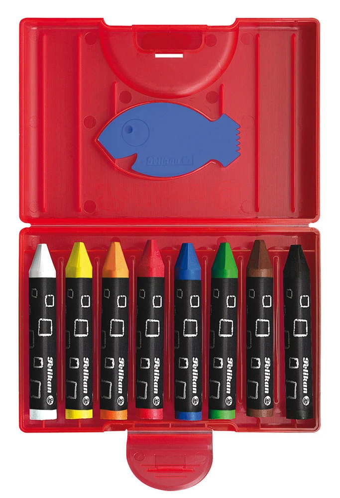 PELIKAN Wachsmaler Griffix - 8 Farben