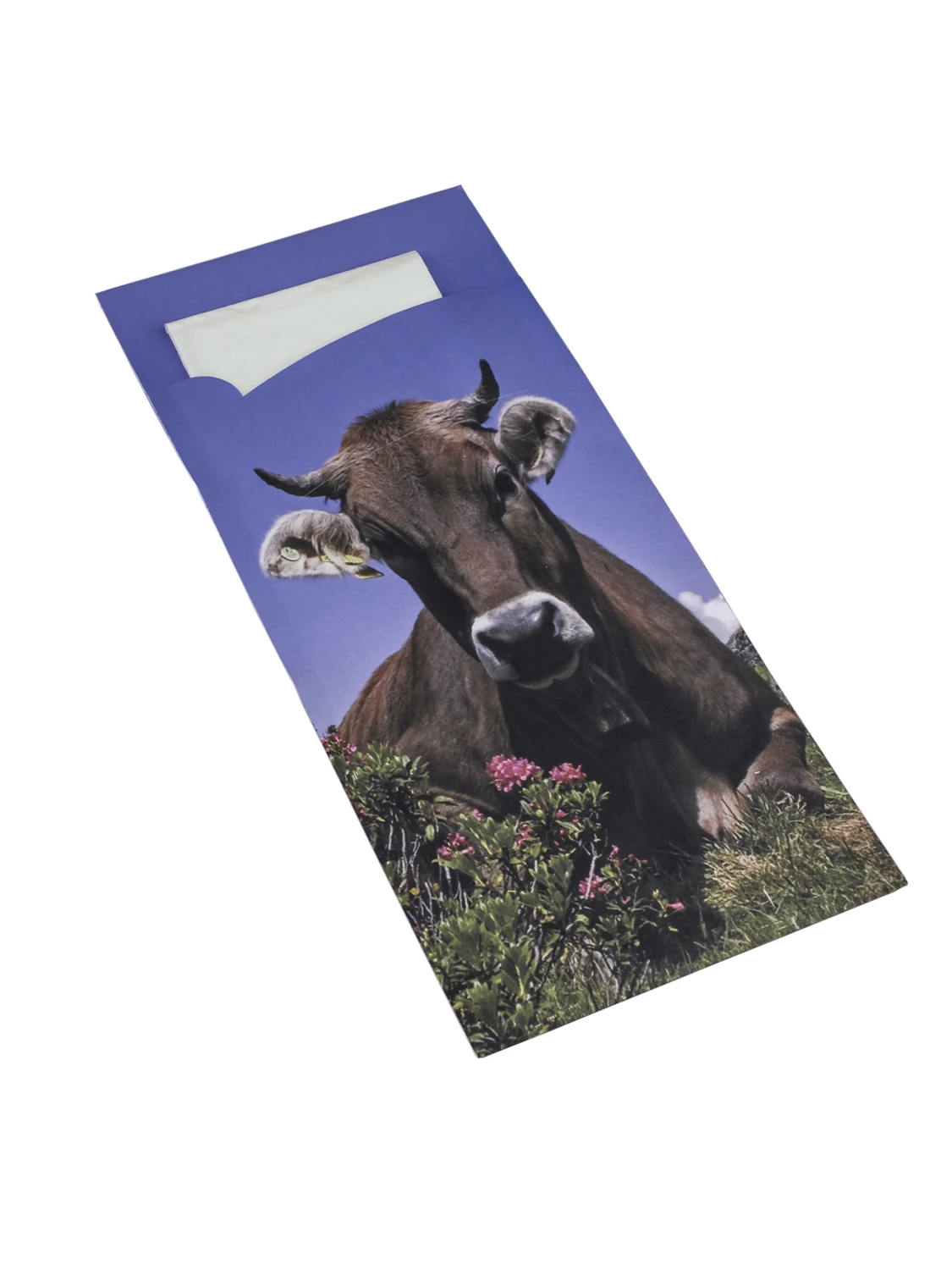 Pochettes à couverts Vache 500 pièces