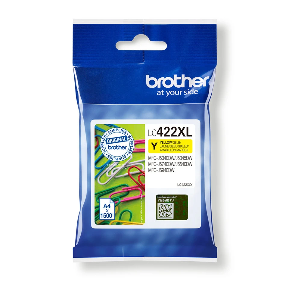 BROTHER Tintenpatrone LC422XLyellow