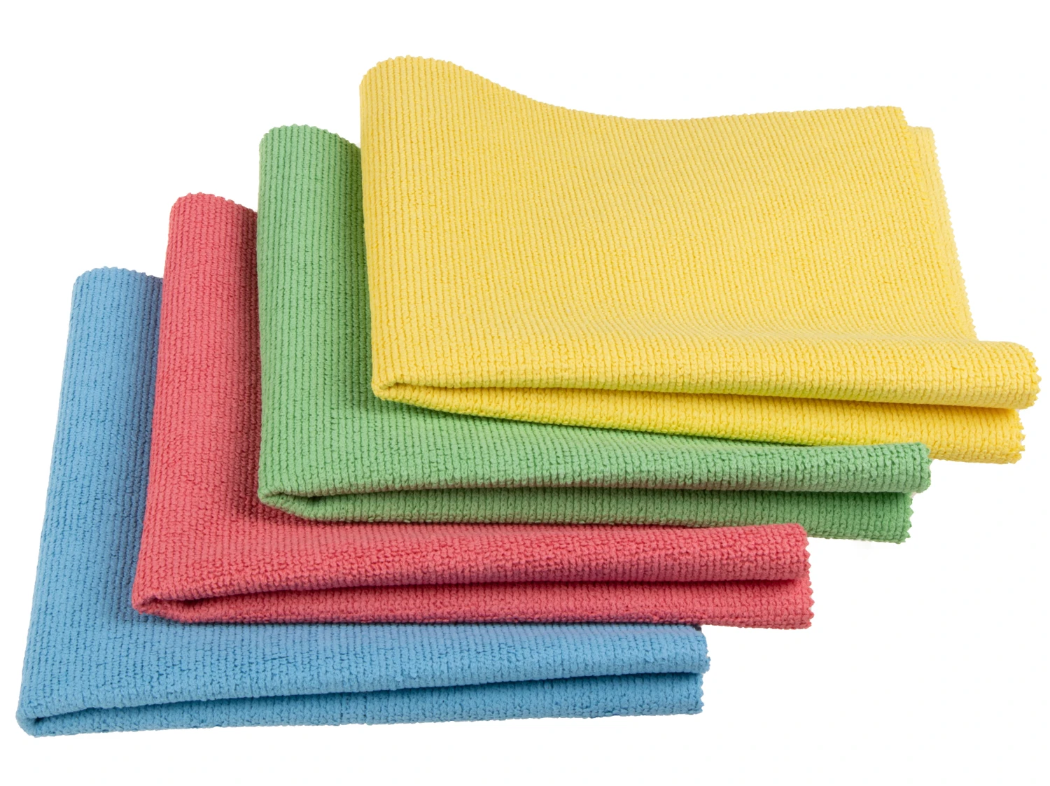 Chiffon en microfibres "Briliant" rouge, 35 x 40 cm, 370 g/m², paquet de 10 pièces