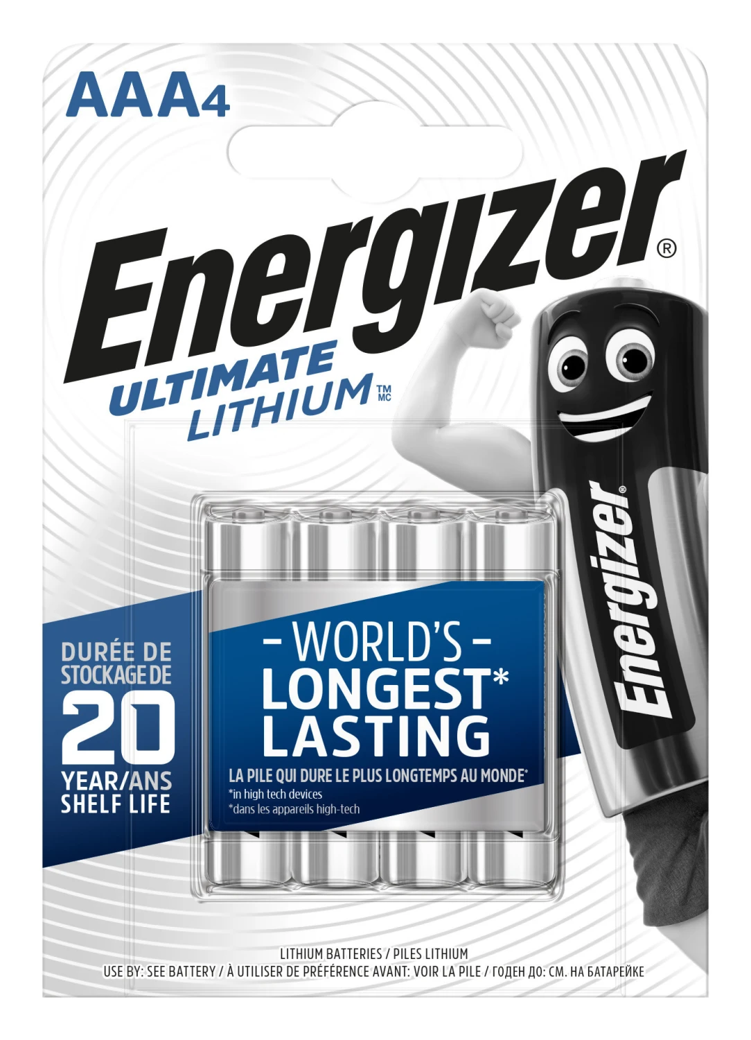 ENERGIZER Batterien Ultimate Lithium AAA/L92