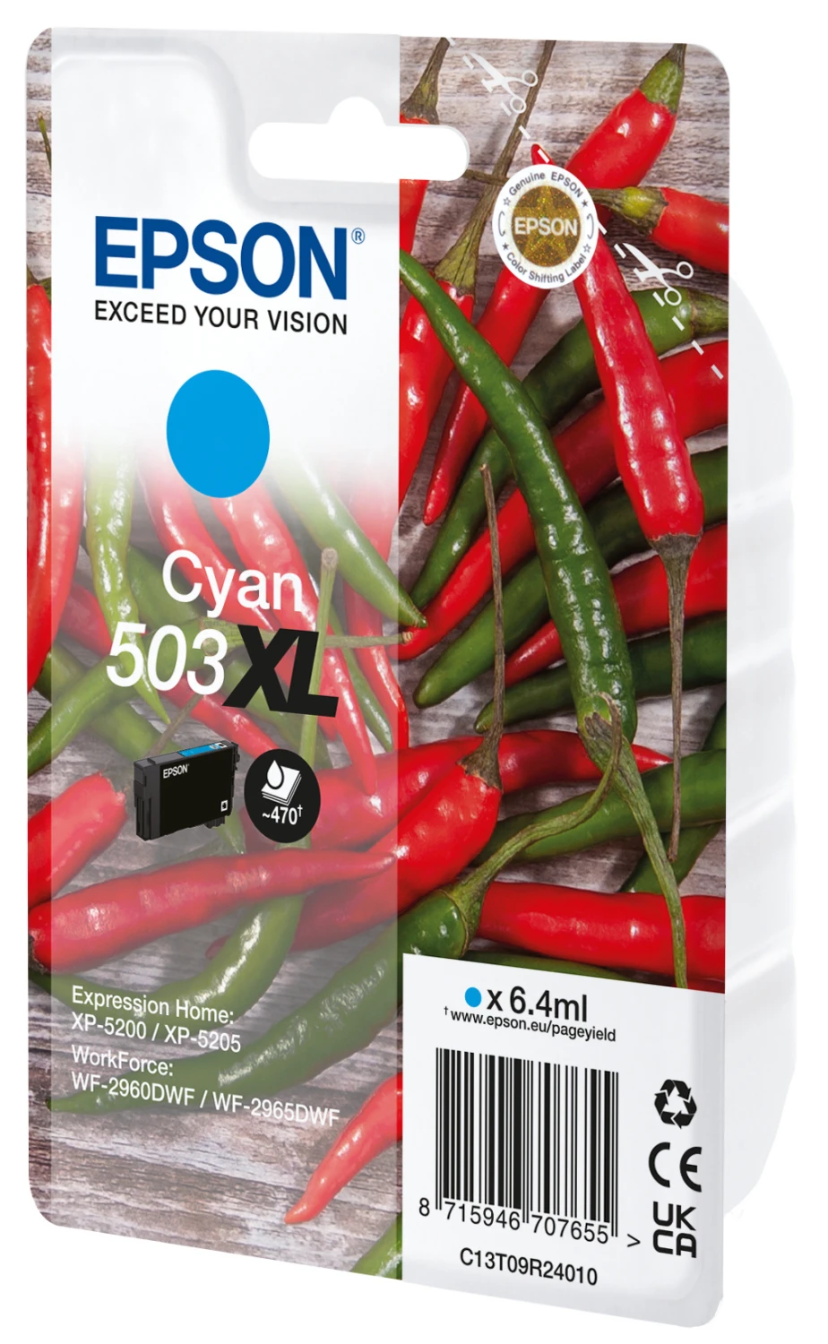 EPSON Tintenpatrone 503XL cyan