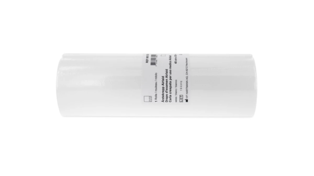 HARTMANN Rouleau de consultation crêpe airlaid, 59 cm x 50 mc, 6 rouleaux