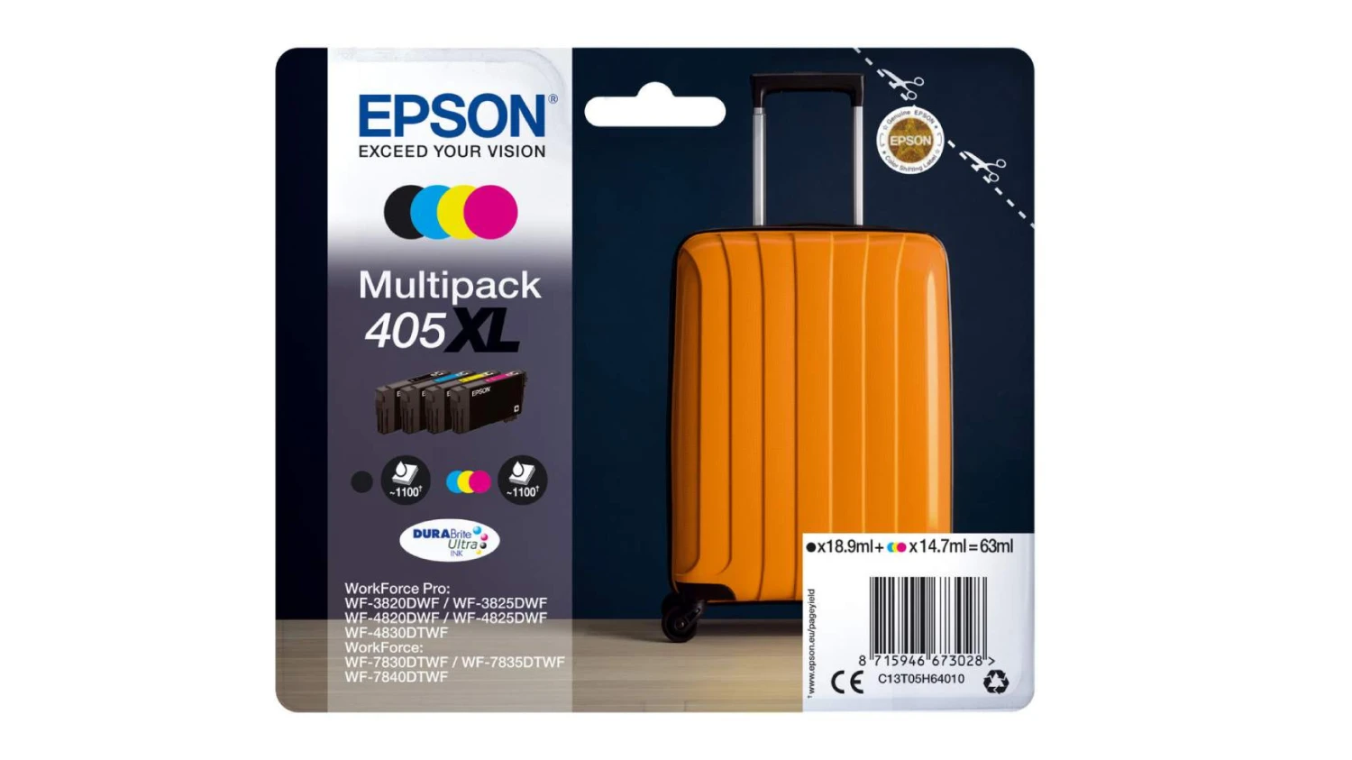 EPSON Multipack Tinte 405XL CMYBK