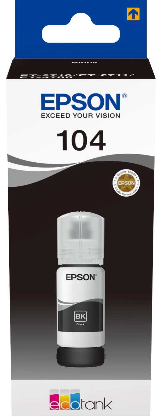 EPSON Tintenbehälter 104 schwarz