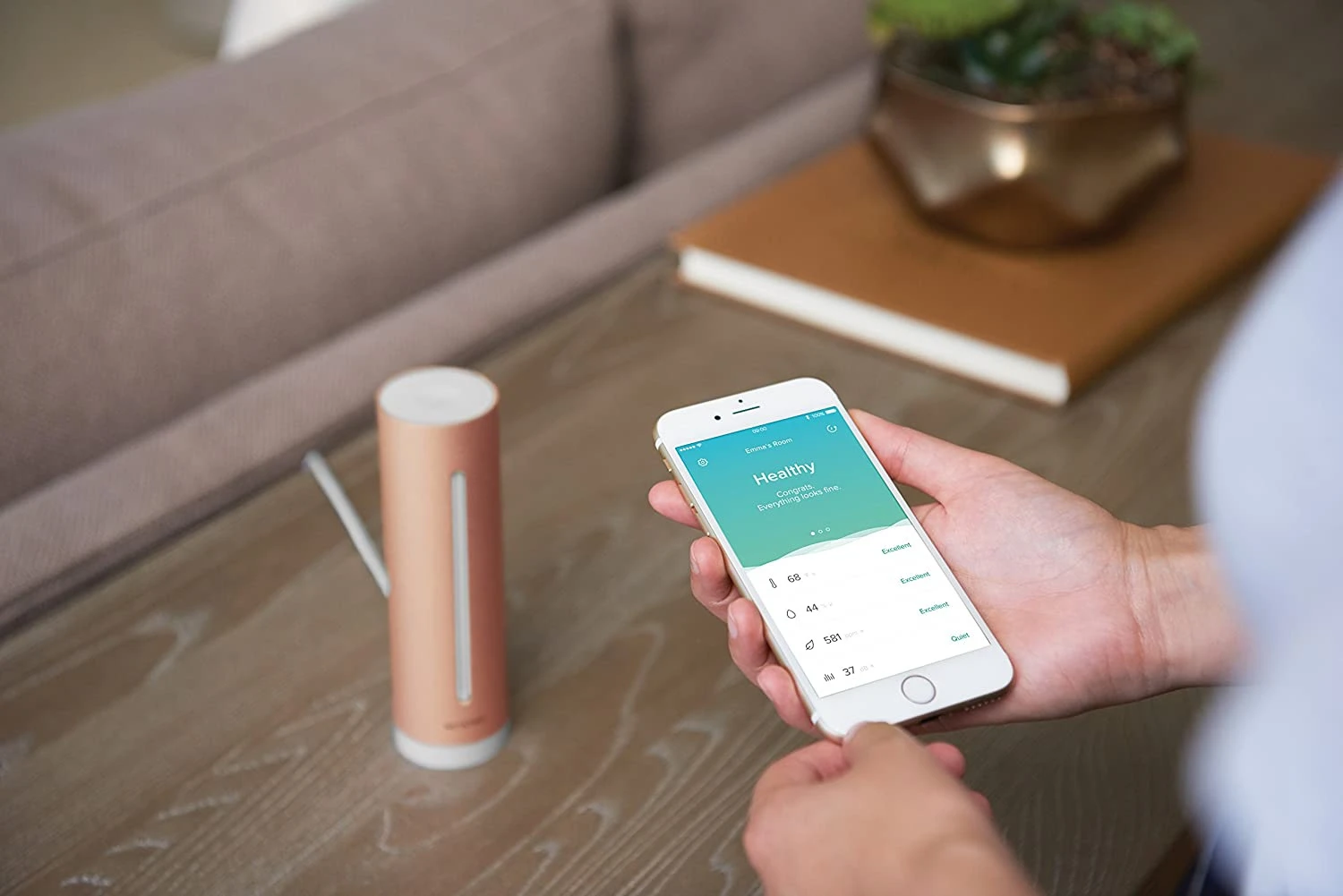 NETATMO Capteur de Qualité de l'Air Intérieur Intelligent